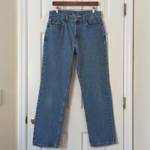 Levi's Y2K Vintage 505 Classic Medium Wash Lower Rise Straight Leg Jeans 12